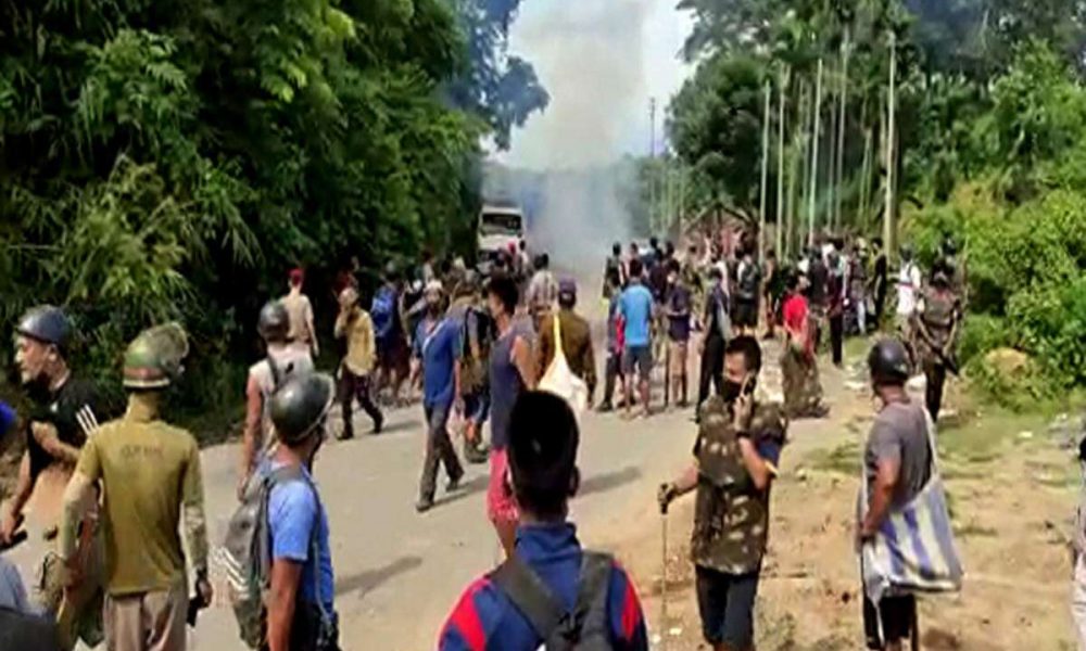 Assam Mizoram Border Conflict 12 Hour Bandh Called In Assams Three