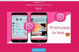 pink whatsapp